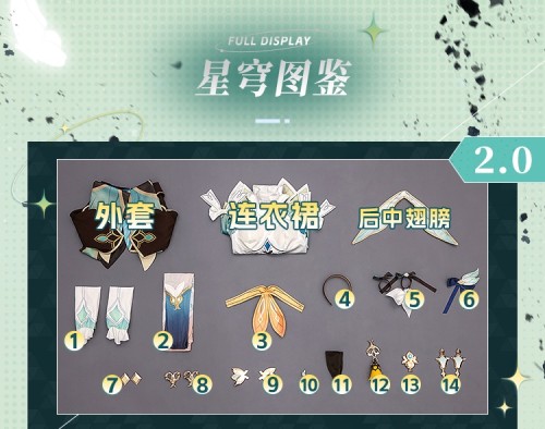 1/3 Delusion Honkai Star Rail Firefly Set Cosplay Costume