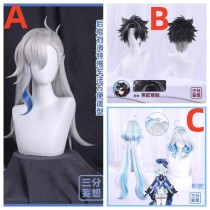 1/3 Delusion Genshin Impact Fontaine Furina Focalors Wriothesley Neuvillette Cosplay Wig