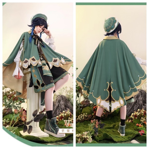 1/3 Delusion Genshin Impact Venti Barbatos Fanart Doujin Cosplay Costume