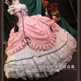 1/3 Delusion Black Butler Kuroshitsuji Lady Ciel Robin Female Pink Lolita Cosplay Costume