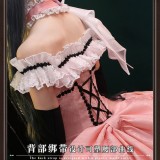 1/3 Delusion Black Butler Kuroshitsuji Lady Ciel Robin Female Pink Lolita Cosplay Costume
