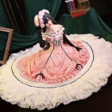 1/3 Delusion Black Butler Kuroshitsuji Lady Ciel Robin Female Pink Lolita Cosplay Costume