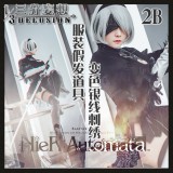 1/3 Delusion Nier Automata 2B Black Gothic Lolita Cosplay Costume