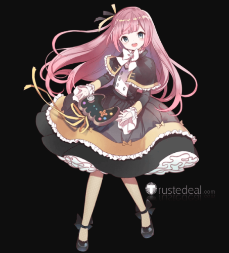 Clock Over Orquesta Tenma Rikka Black Dress Cosplay Costume