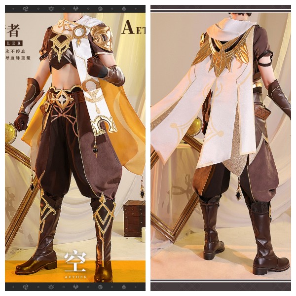 1/3 Delusion Genshin Impact Traveler Aether Sora Kong Cosplay Costume