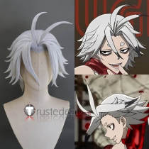 Tougen Anki Legend of the Cursed Blood Rokuro Kiriyama Gray Silver Styled Cosplay Wig