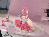 iCOS Puella Magi Madoka Magica Walpurgisnacht Rising Movie Kaname Madoka Pink Lolita Dress Cosplay Costume