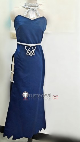 Dr. Stone Ruri Blue Dress Cosplay Costume