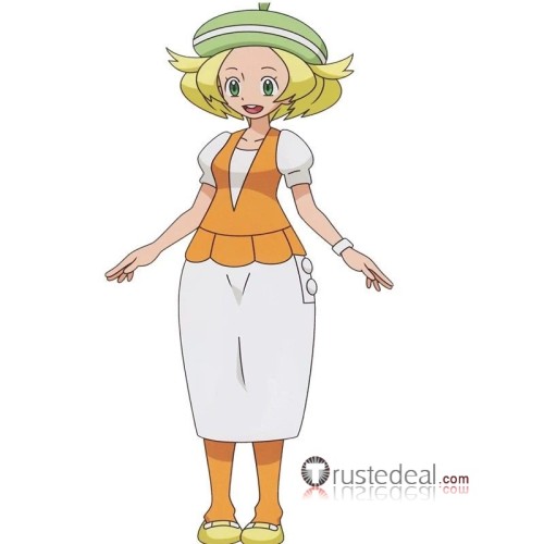 Pokemon Black and White Bianca Cosplay Costume 2