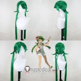 Pokemon Barry Mallow Misty Blonde Green Orange Styled Cosplay Wig