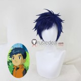 Digimon Tamers Matsuda Takato Lee Jianliang Adventure Mimi Tachikawa Kido Joe Brown Blue Styled Cosplay Wig