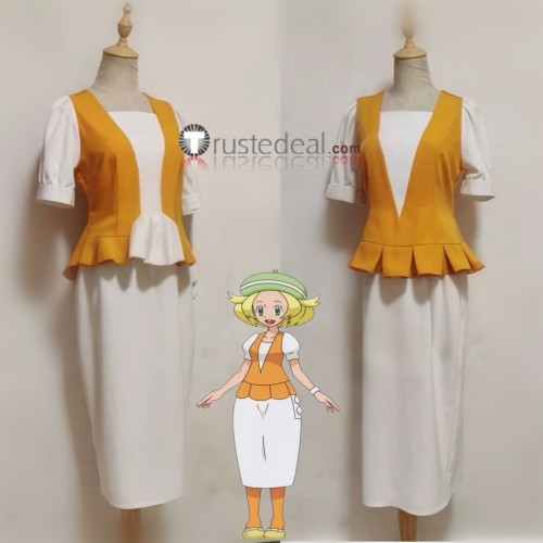 Pokemon Black and White Bianca Cosplay Costume 2