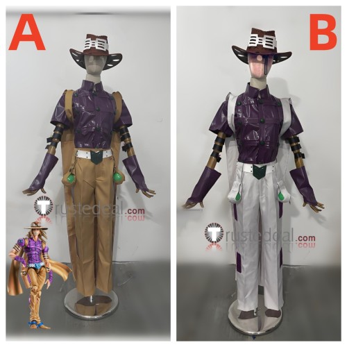 Jojo's Bizarre Adventure Gyro Zeppeli Outfit Cosplay Costume
