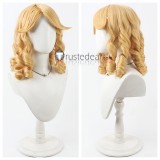 Dr. Stone Ukyo Saionji Luna Wright Francois Grey Pink Blonde Cosplay Wigs
