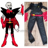 Underfell Papyrus Halloween Black Cosplay Costume Custom Size