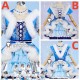Love Live Sunshine Aqours COUNTDOWN WHITE ISLAND You Takami Chika Yoshiko Kanan Kunikida Hanamaru Kurosawa Ruby Ohara Mari Dia Riko Christmas New Year Cosplay Costume
