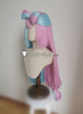 Pokemon Scarlet and Violet Gym Leader Iono Pink Blue Styled Cosplay Wig