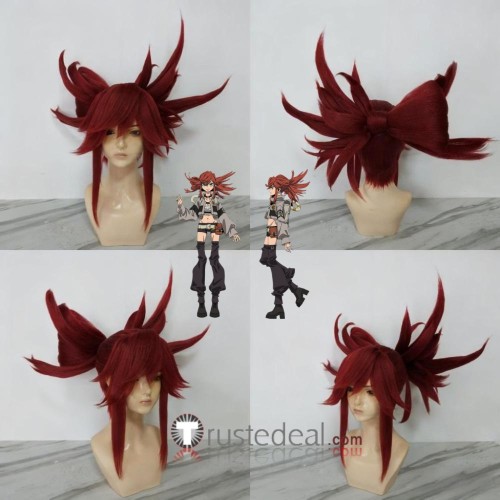 Gachiakuta Riyo Reaper Red Styled Cosplay Wig 2
