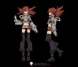 Gachiakuta Riyo Reaper Tamsy Caines Blonde Red Styled Cosplay Wig 2
