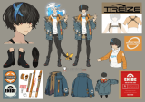 Guilty Gear Strive Unika Blue Cosplay Costume