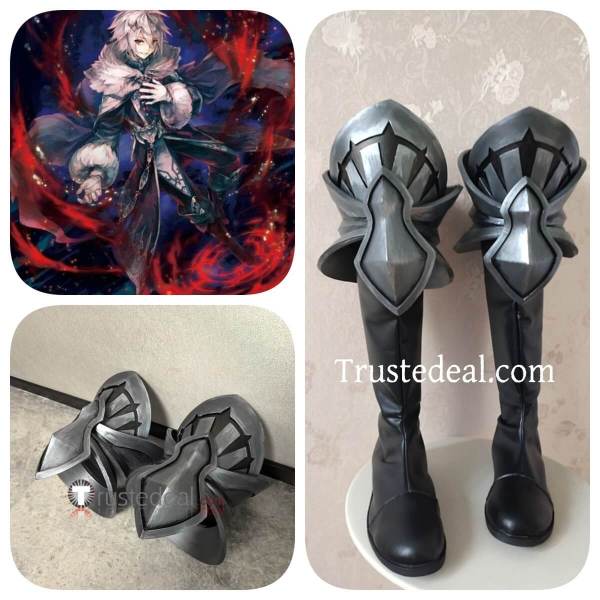 Commission Force of Will TCG Gill Lapis Cosplay Shoes Boots Armors