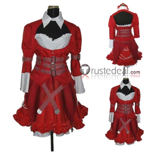 Unlight Donita Rebirth Red Black Dress Cosplay Costume
