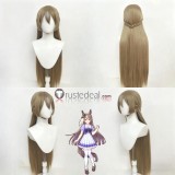 Uma Musume Pretty Derby Silence Suzuka Manhattan Cafe Satono Diamond Almond Eye Gold Ship Black Brown Grey Styled Cosplay Wig