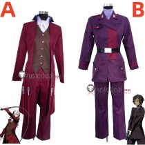 Unlight Rood Red Florence Purple Outfit Cosplay Costume