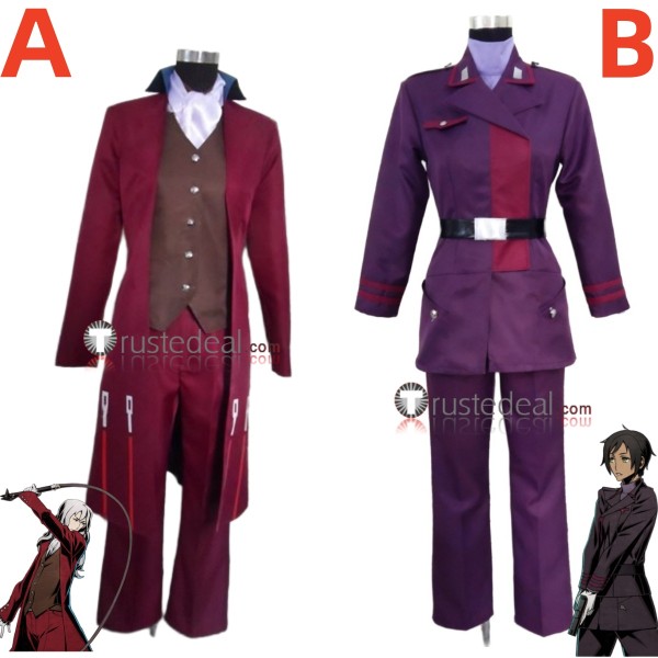 Unlight Rood Red Florence Purple Outfit Cosplay Costume