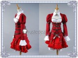 Unlight Sheri Purple Donita Red Dress Cosplay Costume