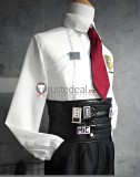 Limbus Company Don Quixote Black Pleather Cosplay Costume Custom Size