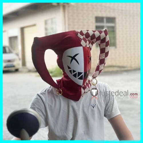 Library Of Ruina Oswald Clown Headgear Hat Mask Hood Halloween Cosplay Props Accessory