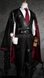 Limbus Company Yi Sang Gregor Black Pleather Cosplay Costume Custom Size