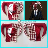Library Of Ruina Oswald Clown Headgear Hat Mask Hood Halloween Cosplay Props Accessory