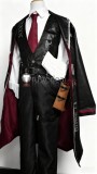 Limbus Company Yi Sang Gregor Black Pleather Cosplay Costume Custom Size