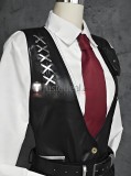 Limbus Company Outis Black Pleather Cosplay Costume Custom Size