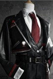 Limbus Company Outis Black Pleather Cosplay Costume Custom Size