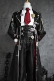 Limbus Company Don Quixote Black Pleather Cosplay Costume Custom Size