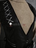 Limbus Company Faust Black Pleather Cosplay Costume Custom Size