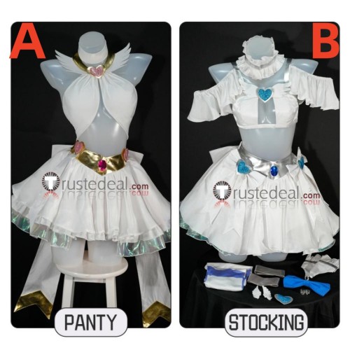Panty and Stocking with Garterbelt Panty Stocking White Cosplay Costume