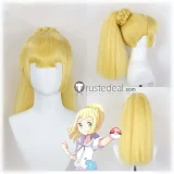 Pokemon Ultra Sun and Ultra Moon Lillie White and Blue Cosplay Costume 3