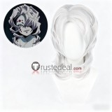 Kimetsu no Yaiba Tengen Uzui Rui Akaza Grey White Red Cosplay Wigs