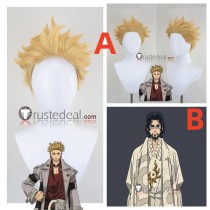 Gachiakuta Enjin Regto Golden Blonde Black Styled Cosplay Wig