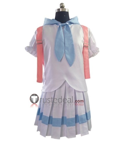 Pokemon Ultra Sun and Ultra Moon Lillie White and Blue Cosplay Costume 3