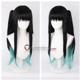 Kimetsu no Yaiba Muichiro Tokito Inosuke Hashibira Nezuko Kamado Black Cosplay Wig