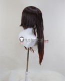 Gachiakuta Amo Empool Riyo Reaper Red Black Brown Orange Styled Cosplay Wig