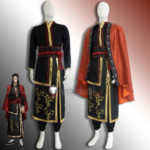 Limbus Company Jia family Servant Wei Red Black Cosplay Costume