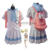 Pokemon Ultra Sun and Ultra Moon Lillie White and Blue Cosplay Costume 3