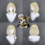 Magical Girl Lyrical Nanoha Signum Pink Ponytail Fate Testarossa Hayate Yagami Blonde Brown Styled Cosplay Wig
