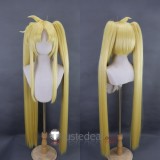 Magical Girl Lyrical Nanoha Signum Pink Ponytail Fate Testarossa Hayate Yagami Blonde Brown Styled Cosplay Wig